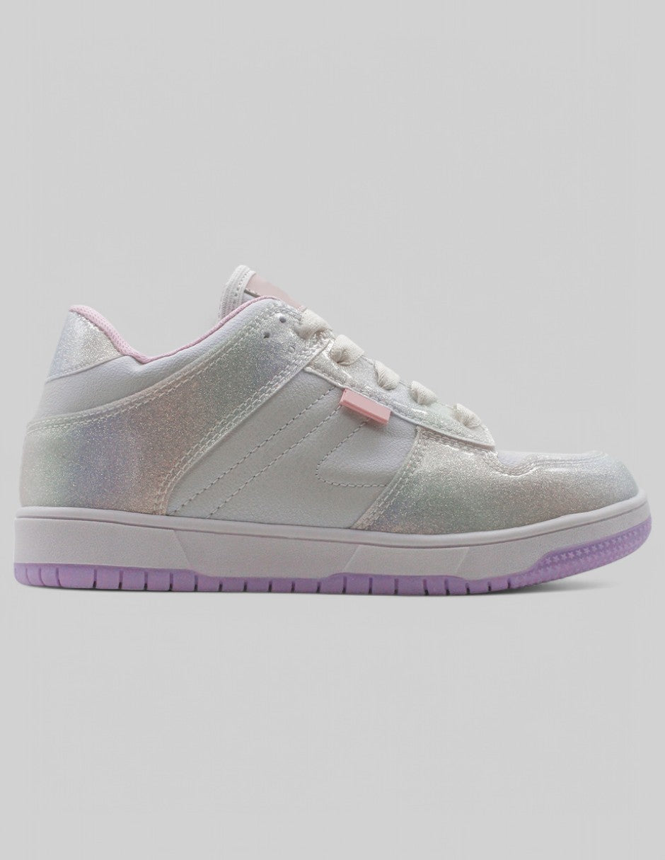 Tenis Kids en Piel vegana – Multicolor
