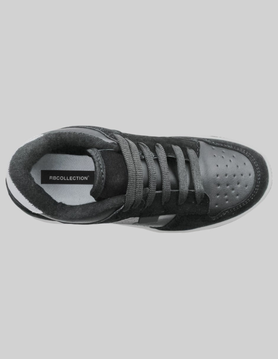 Tenis Kids en Gamuza – Negro
