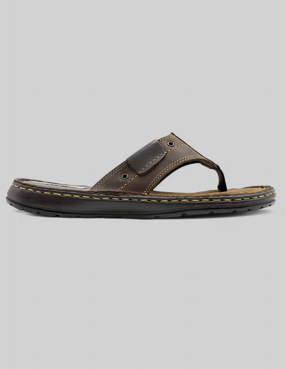 Sandalias clásicas Hand Made en Piel – Café