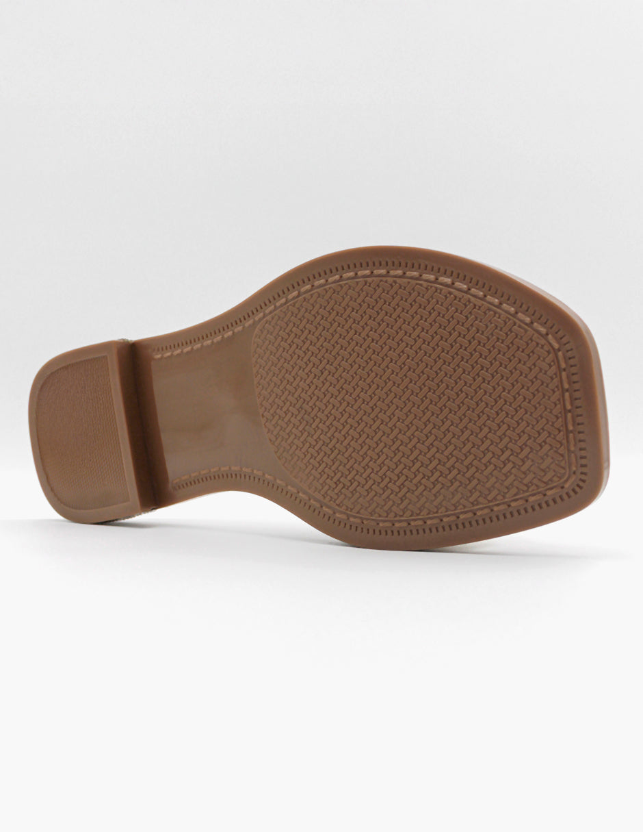Sandalias de piso Soft en Textil – Beige