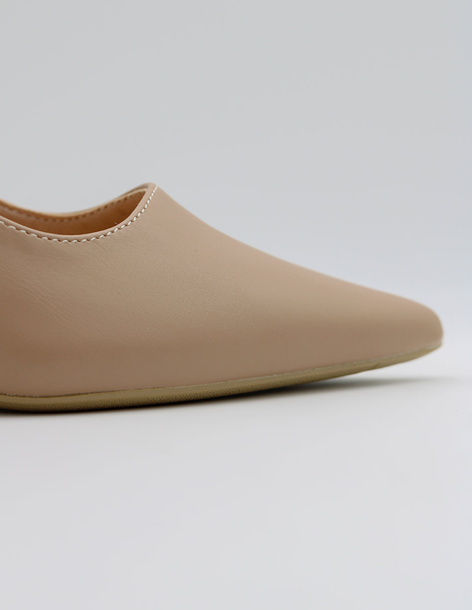 Zapatillas Classic en Piel vegana – Beige