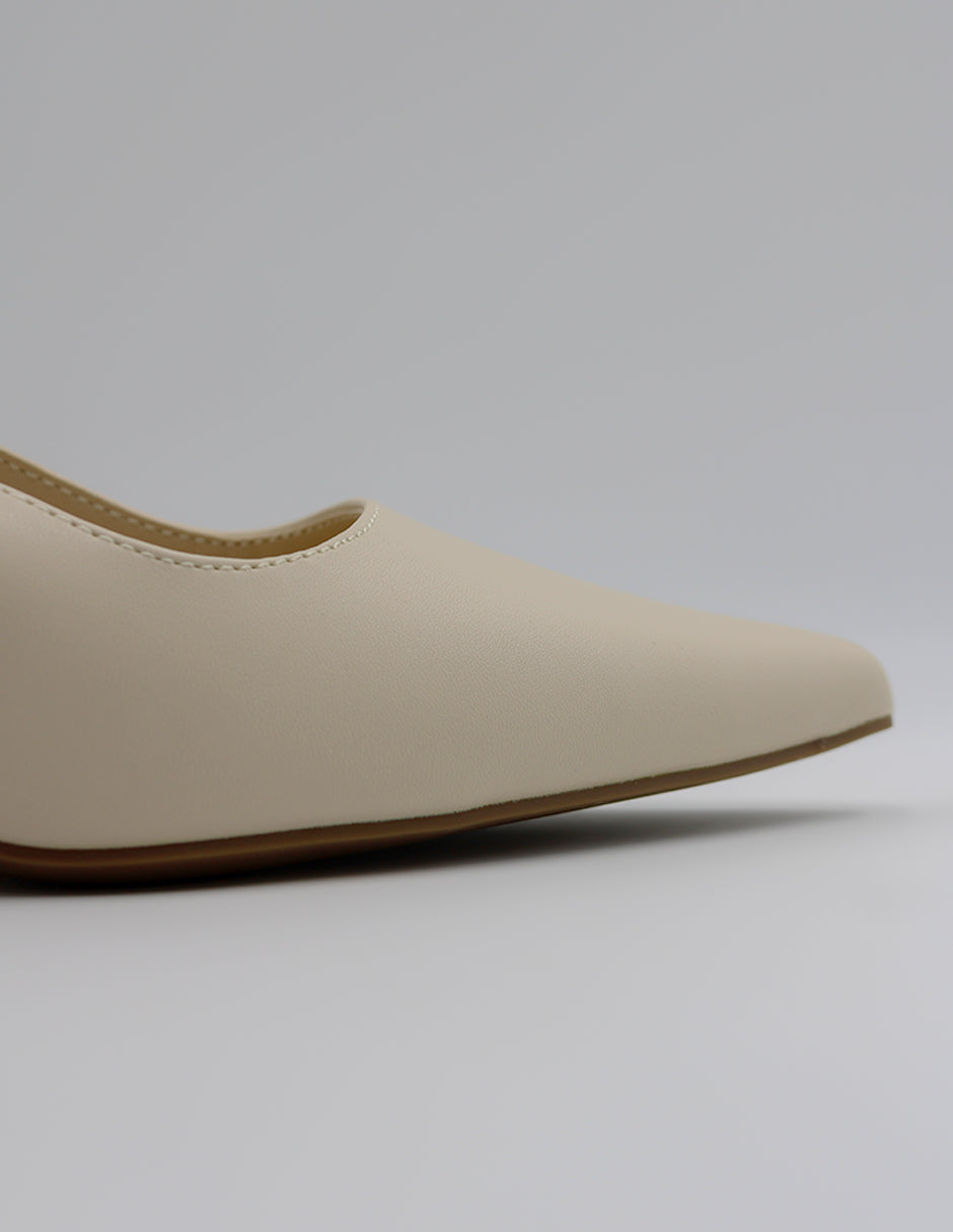 Zapatillas Kitten en Piel vegana – Blanco