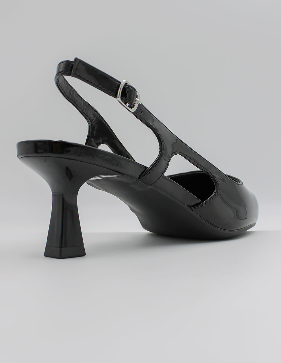 Zapatillas Kitten en Charol – Negro