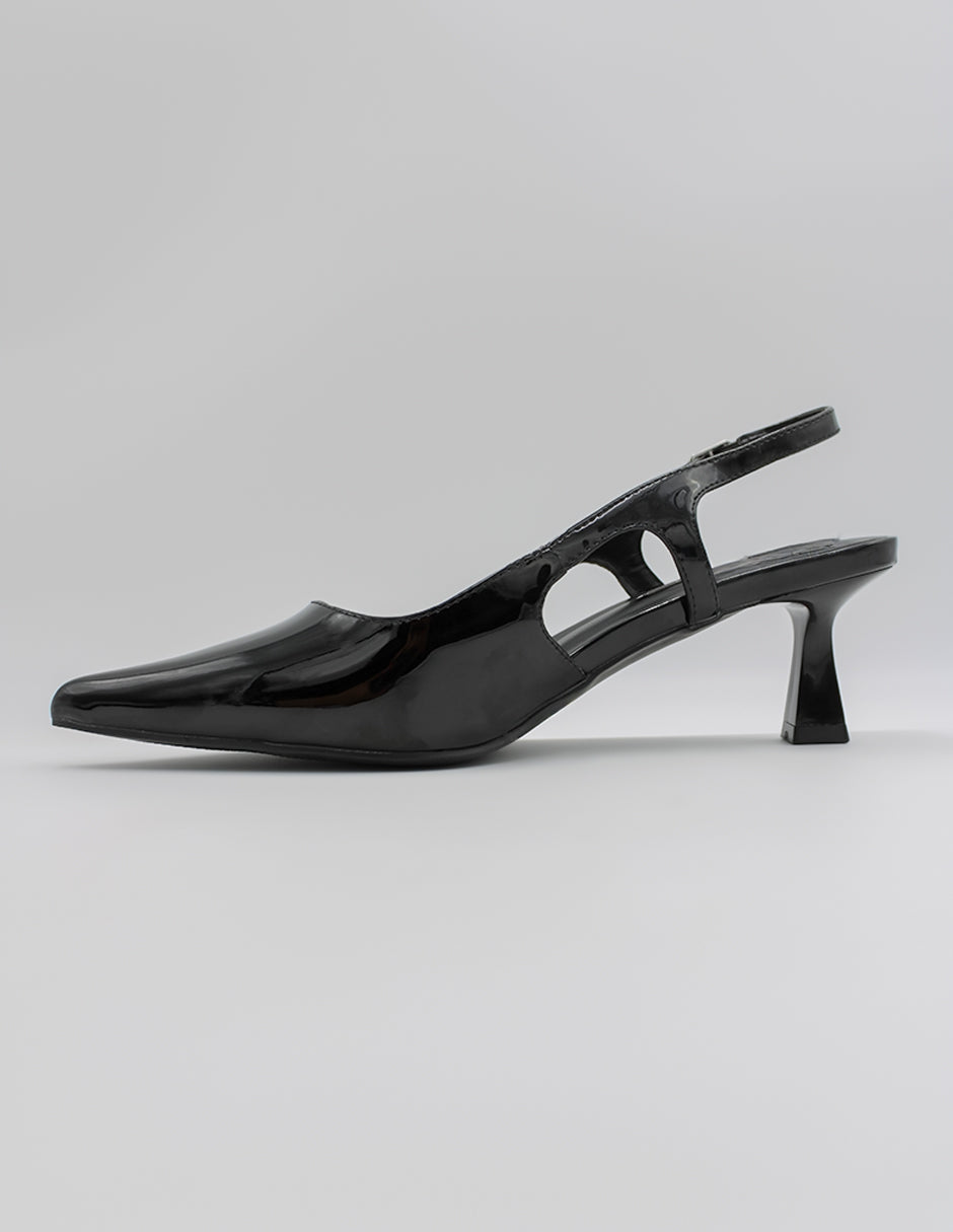 Zapatillas Kitten en Charol – Negro