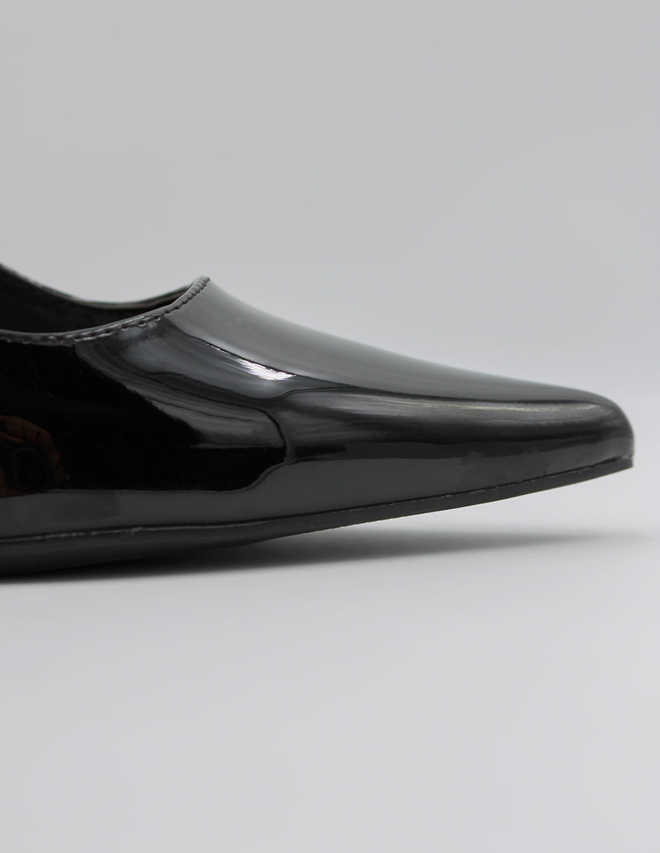 Zapatillas Kitten en Charol – Negro