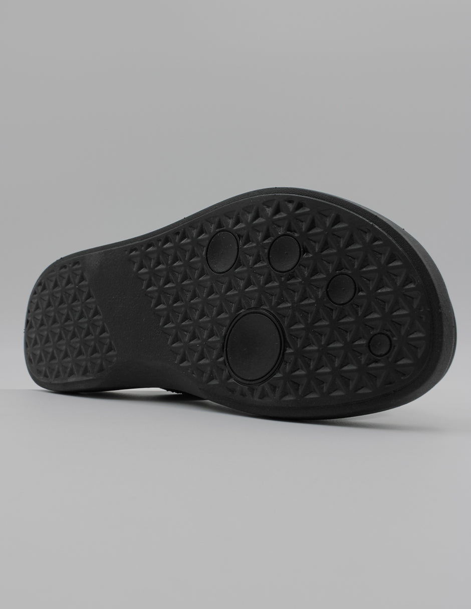 Sandalias con plataforma Daril en Textil – Negro