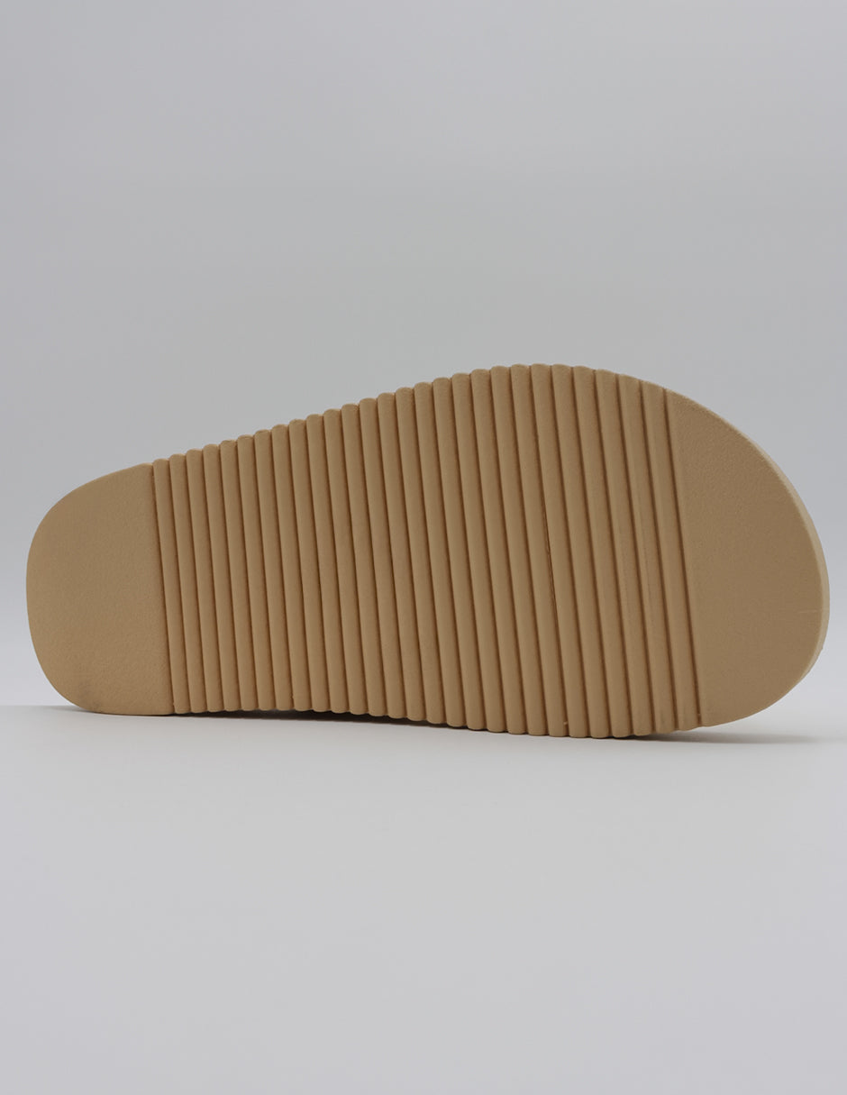 Sandalias con plataforma Daril en Textil – Beige