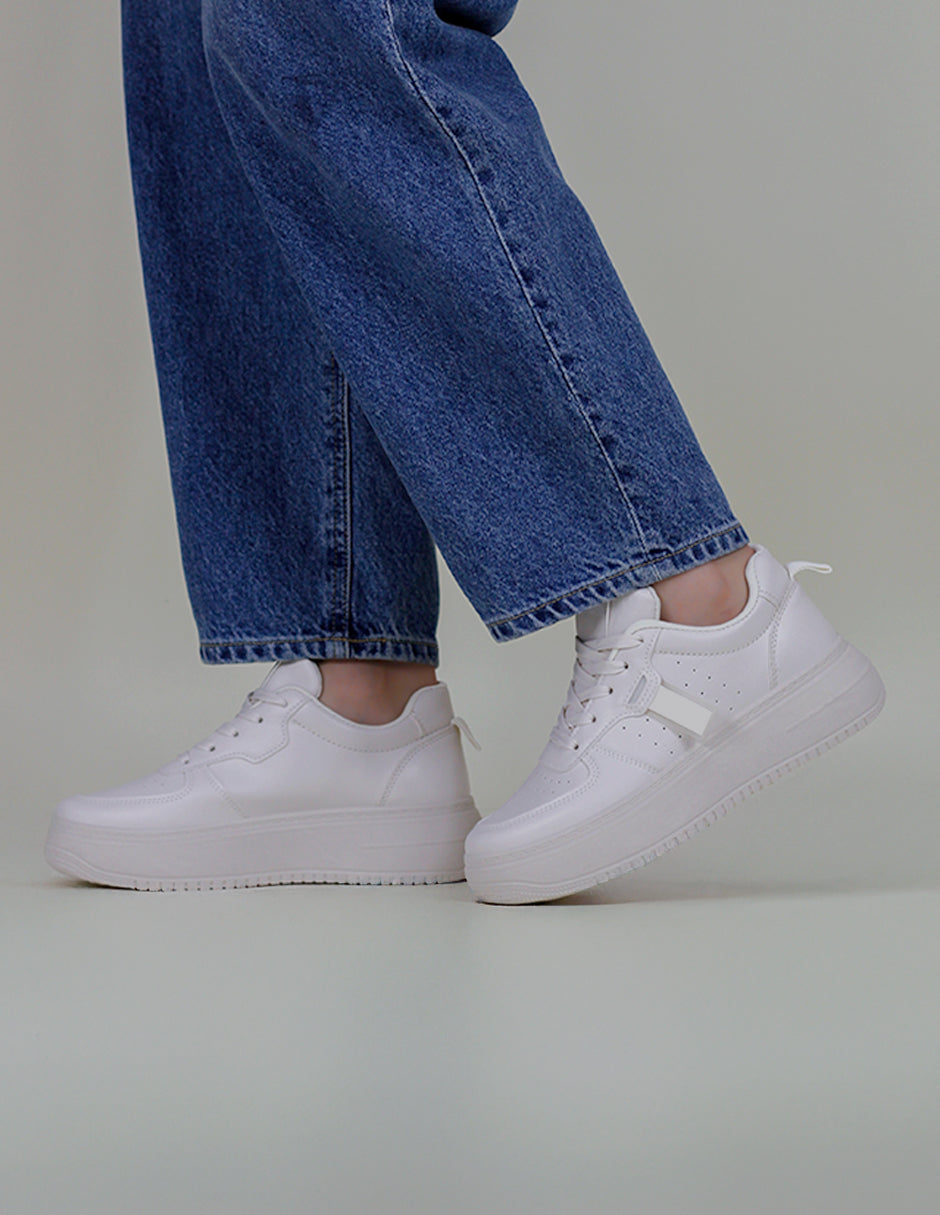 Tenis con cordones  Urbany en Textil – Beige