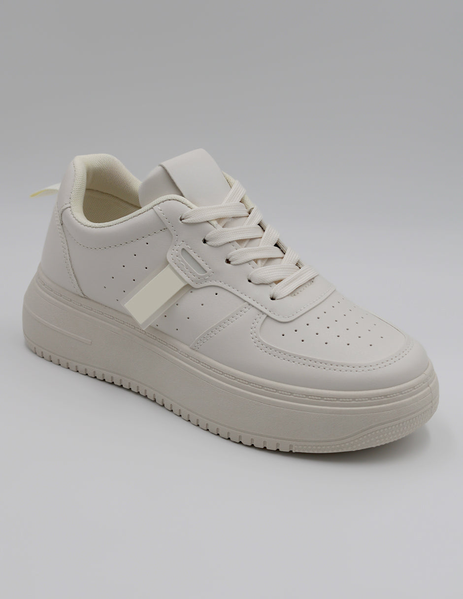 Tenis con cordones  Urbany en Textil – Beige