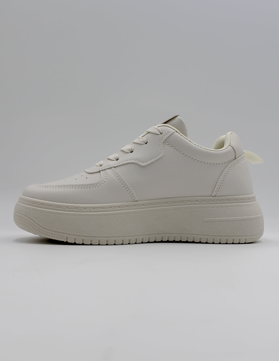 Tenis con cordones  Urbany en Textil – Beige