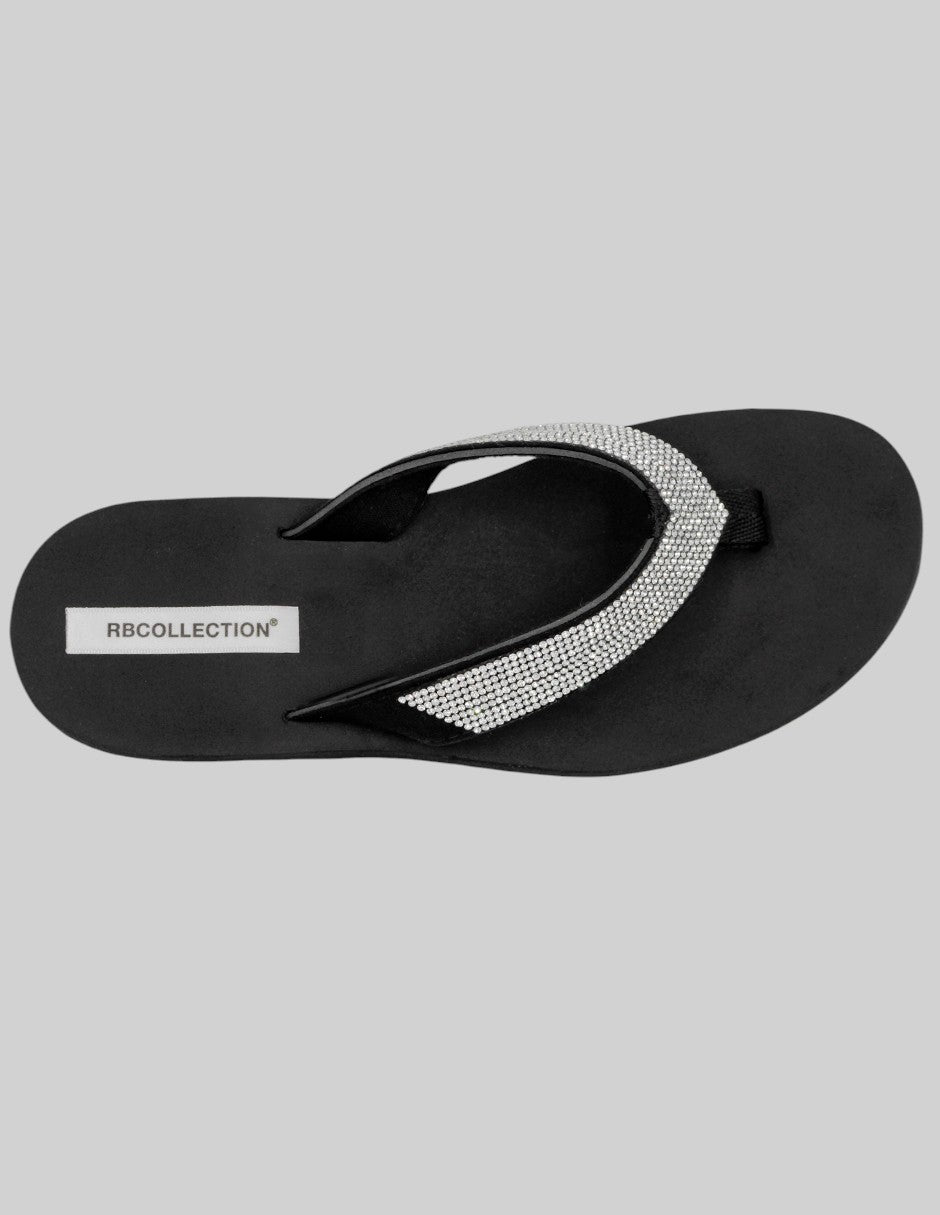 Sandalias de piso Walky en Textil – Negro