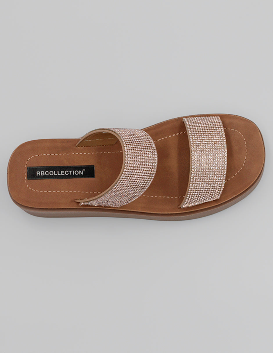 Sandalias con plataforma Steps en Textil – Café