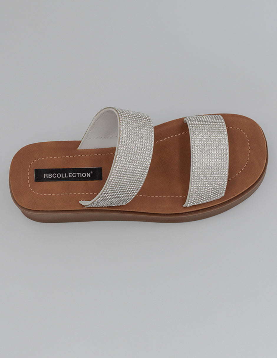Sandalias con plataforma Steps en Textil – Plata
