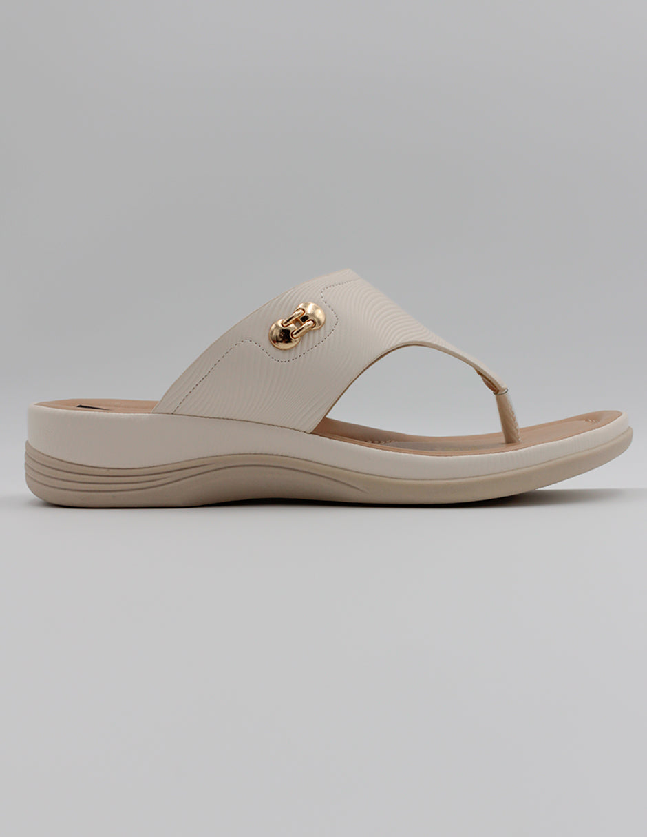 Sandalias con plataforma Walky en Piel vegana – Beige