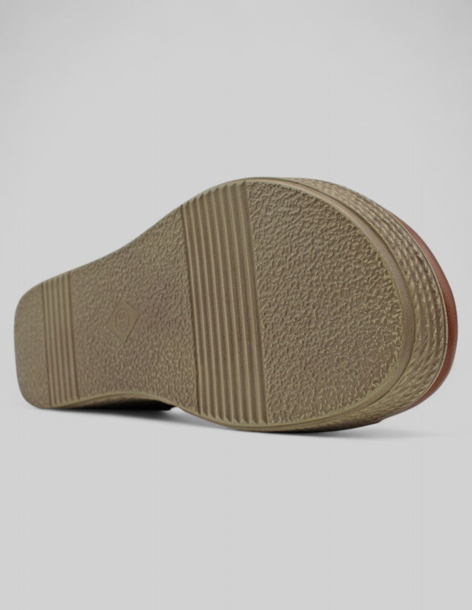 Sandalias con plataforma Daily  Piel vegana - Café