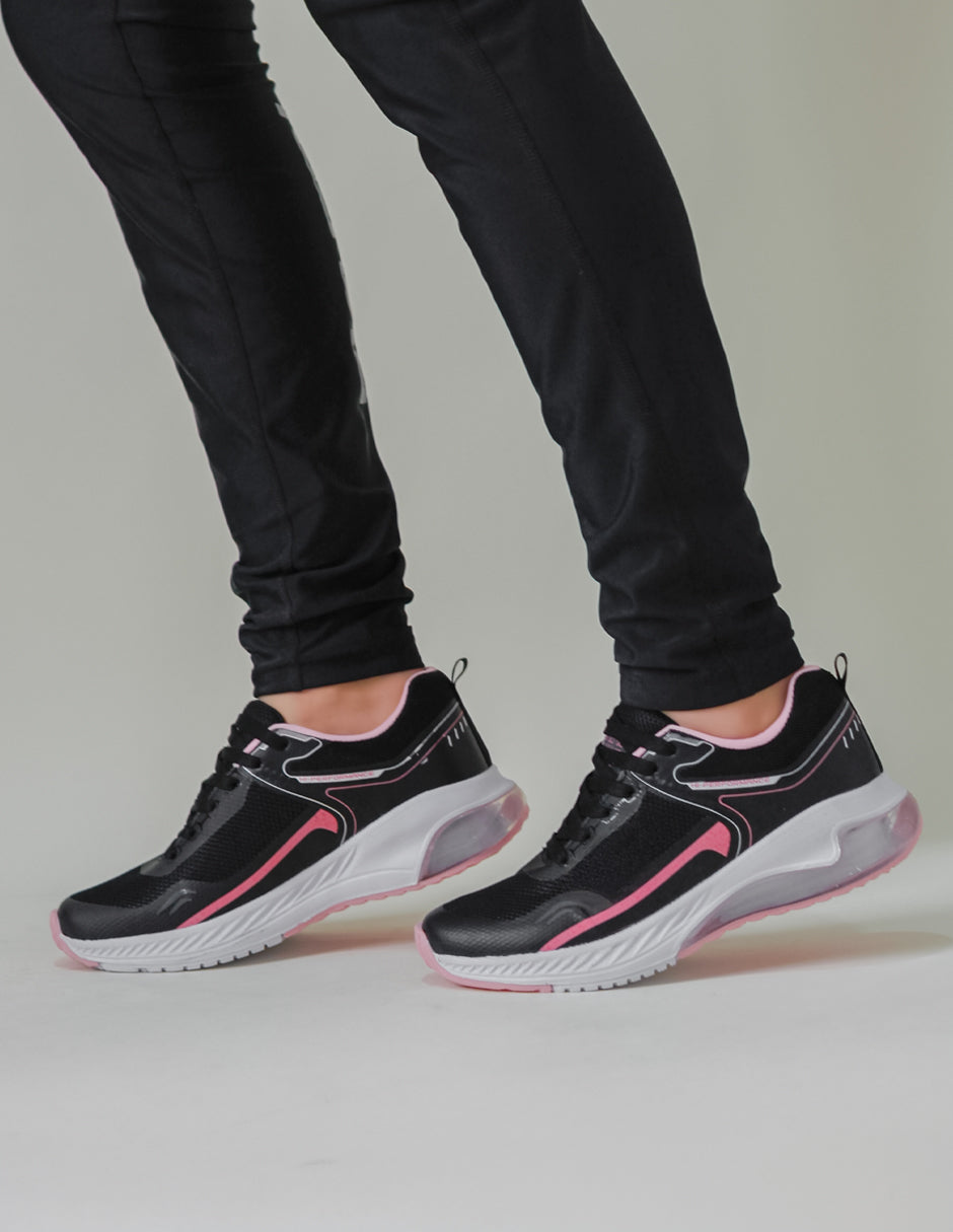 Tenis para correr Sport en Textil – Negro