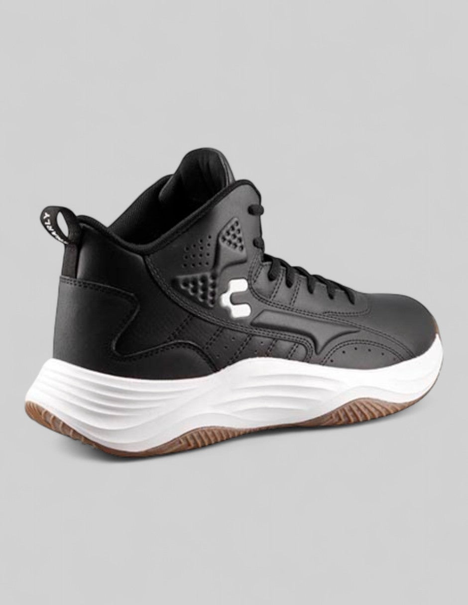 Tenis botín Tenis Charly Hombre Deportivo Flexibles en Sintético – Negro