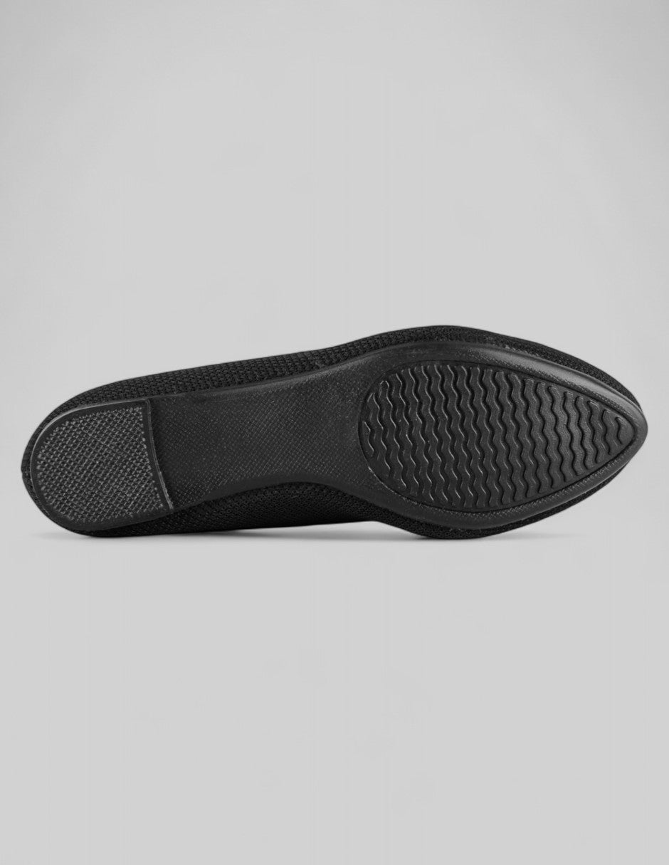 Flats clásicas Soft en Textil – Negro