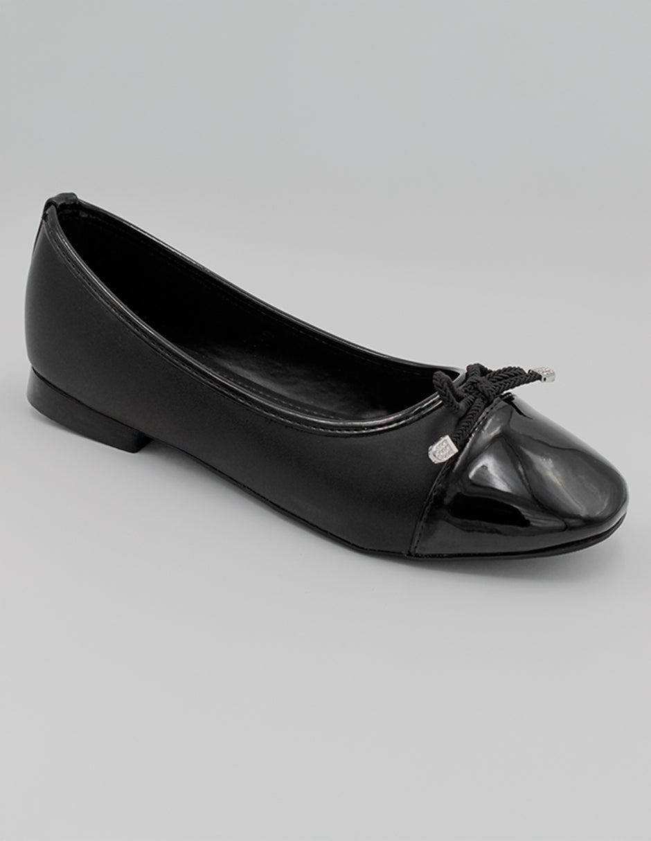 Flats clásicas Exterior Piel vegana Color Negro Para Mujer De RBCOLLECTION