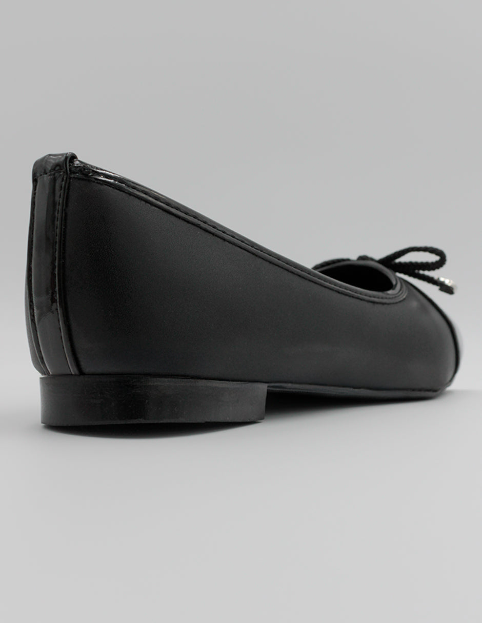 Flats clásicas Soft en Piel vegana – Negro