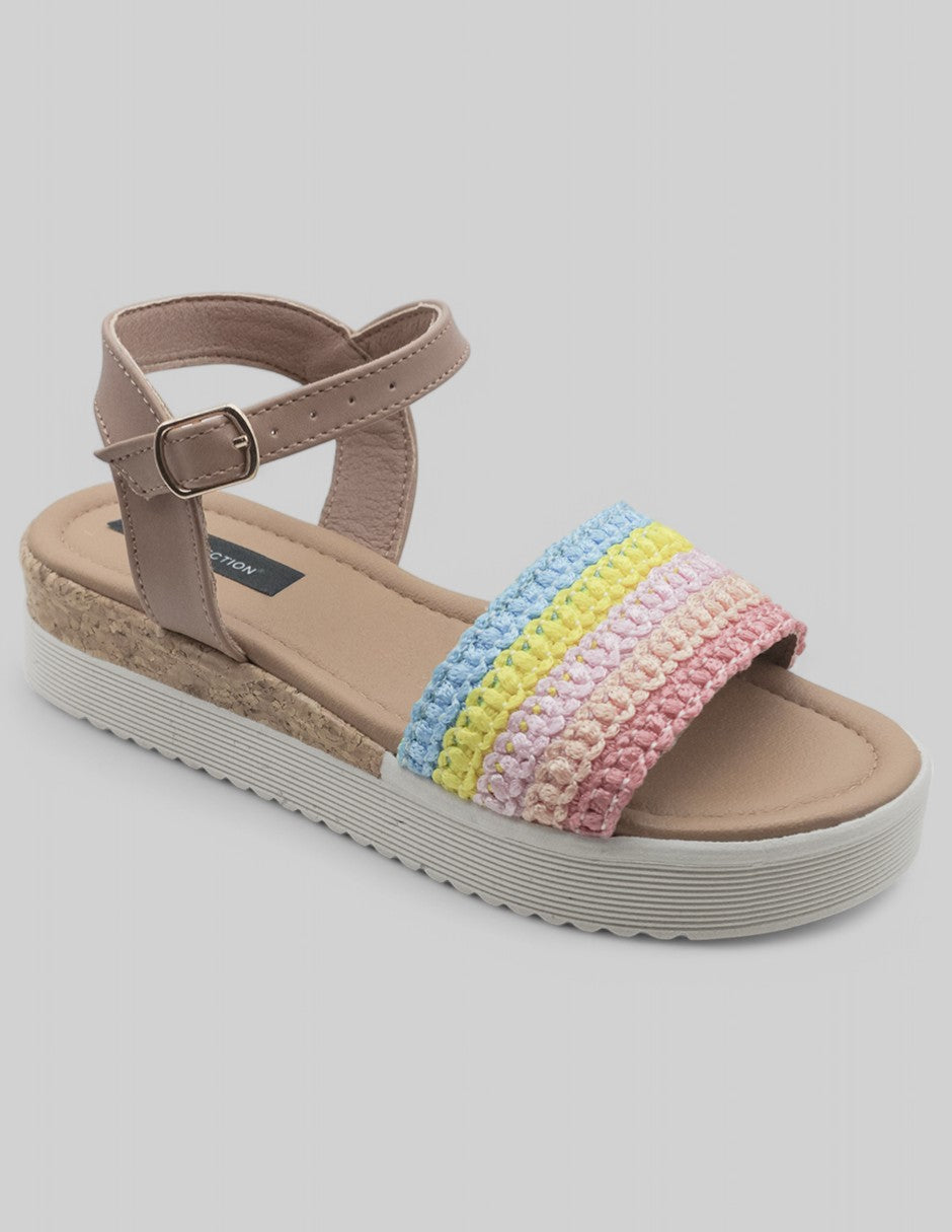 Sandalias Exterior Piel Color Multicolor Para Niña De RBCOLLECTION