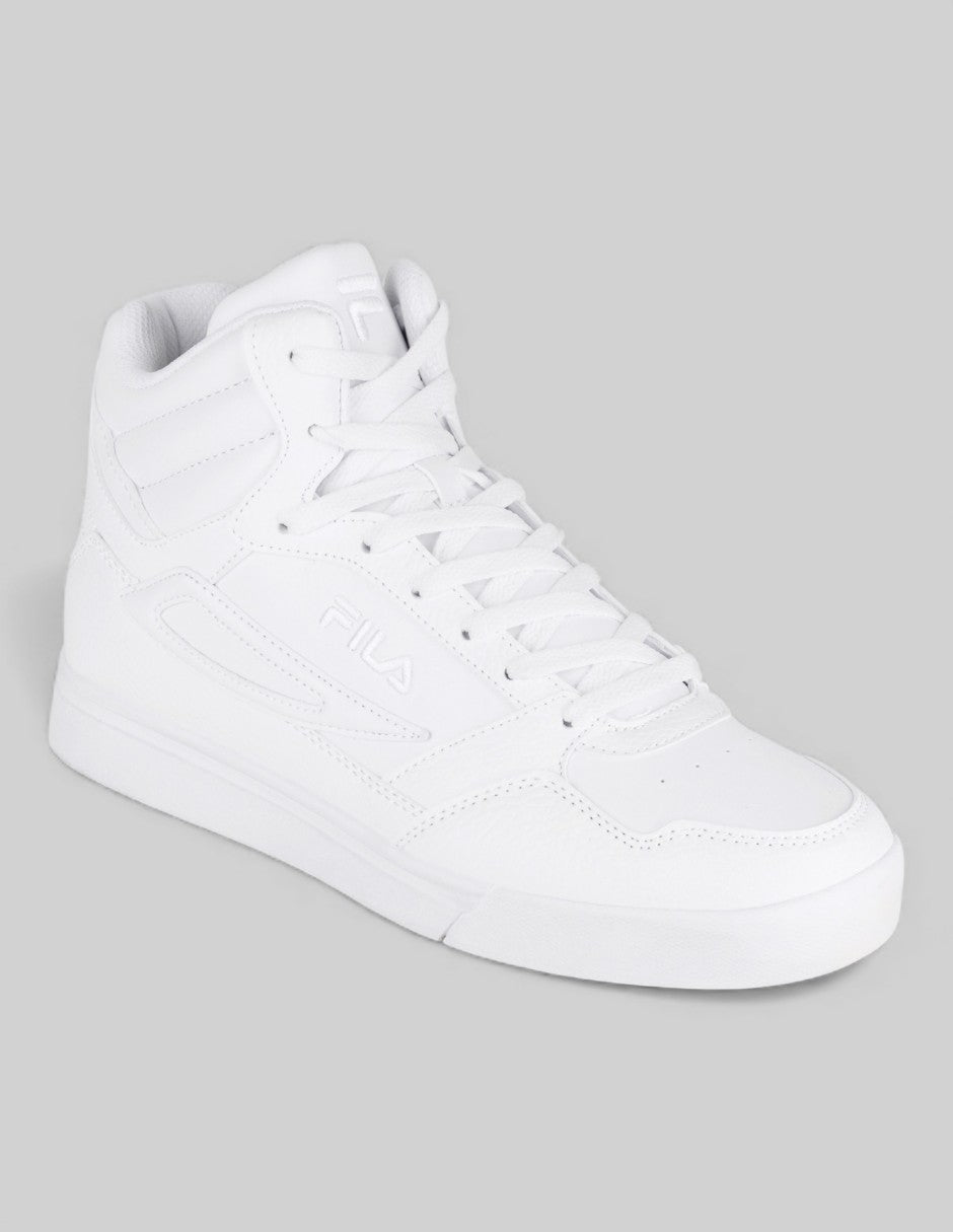 Tenis botín Everge en Piel vegana – Blanco