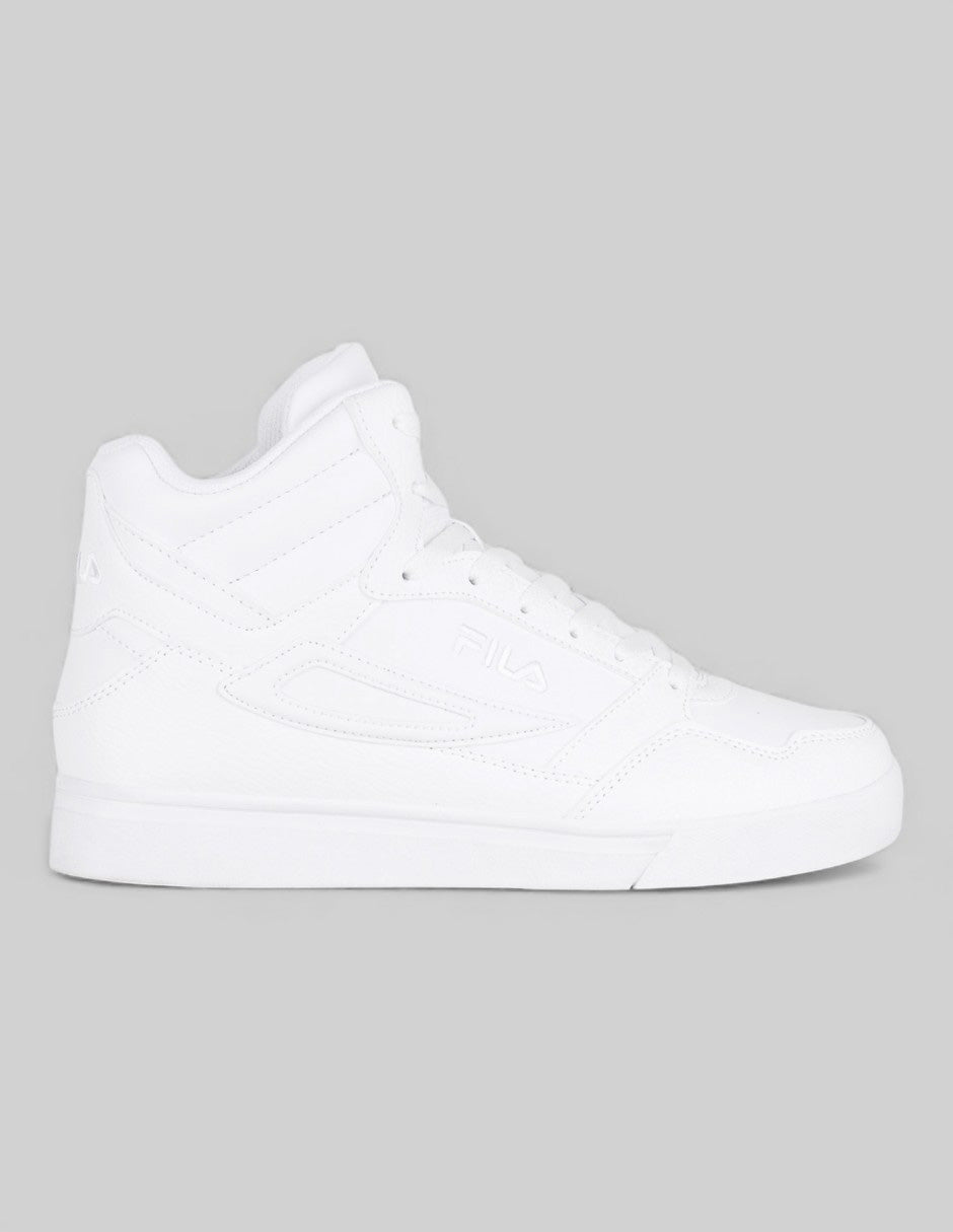 Tenis botín Everge en Piel vegana – Blanco