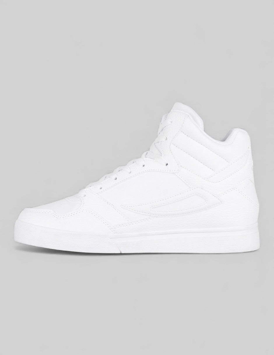 Tenis botín Everge en Piel vegana – Blanco