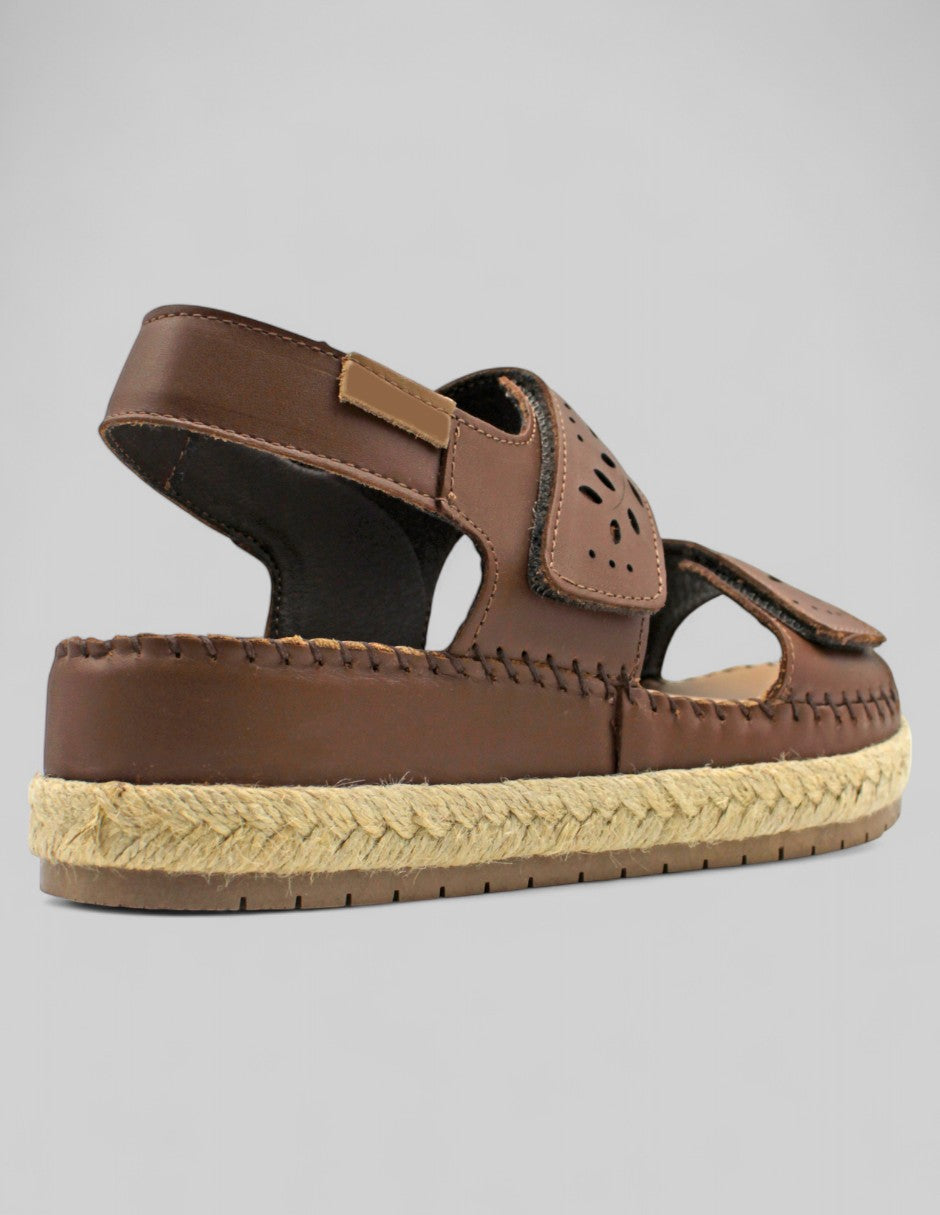 Sandalias con plataforma cloud steps Piel vegana - Café