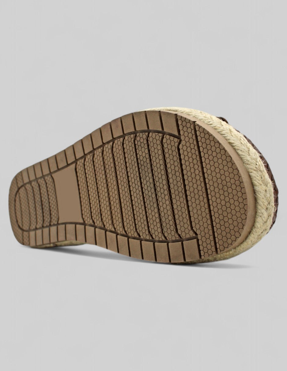 Sandalias con plataforma cloud steps Piel vegana - Café