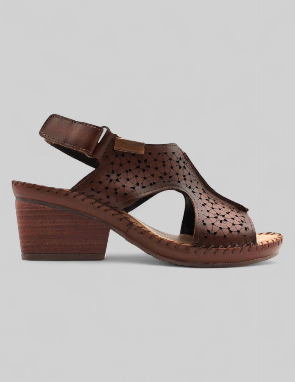 Sandalias con plataforma Dory Piel vegana - Café