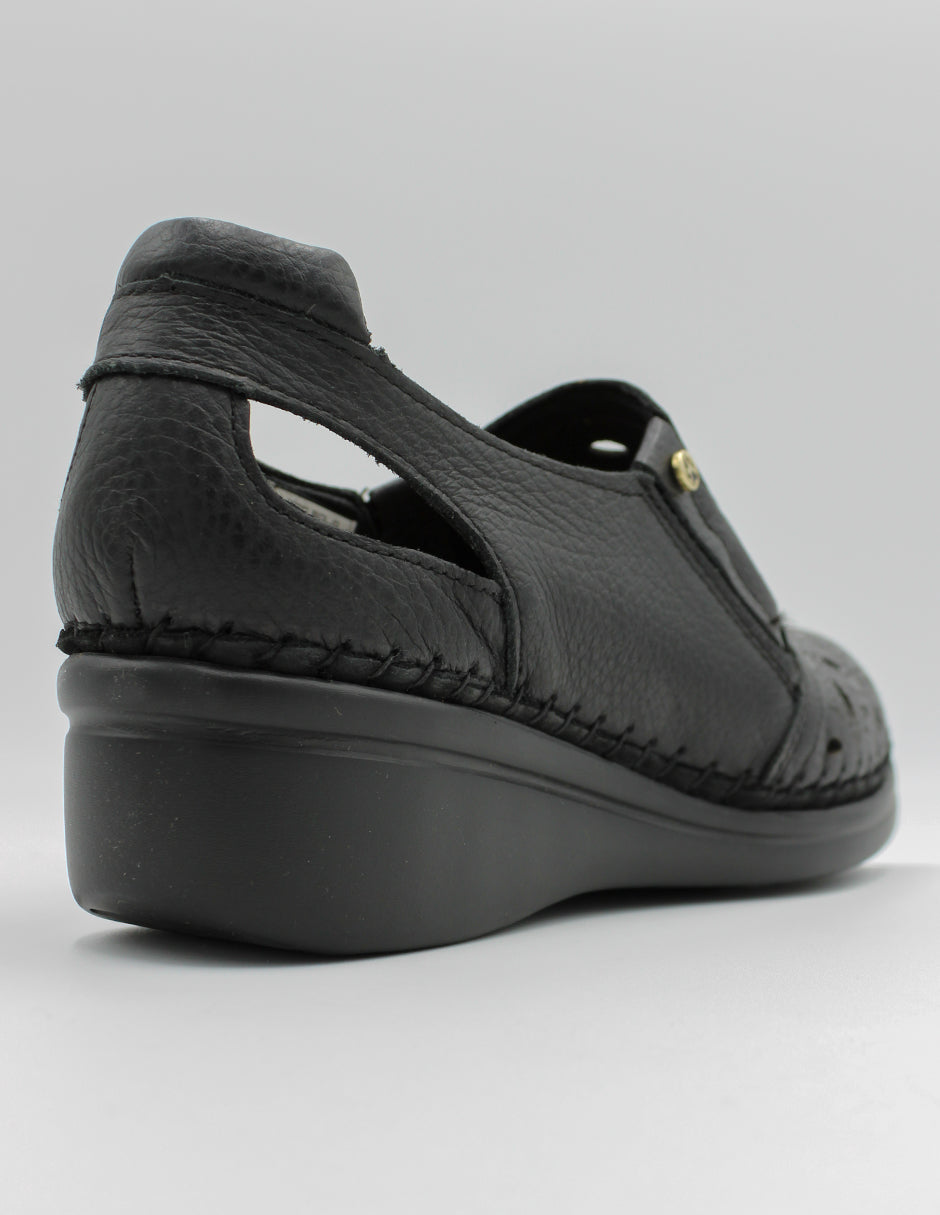 Zapatos de confort Hand Made en Piel – Negro