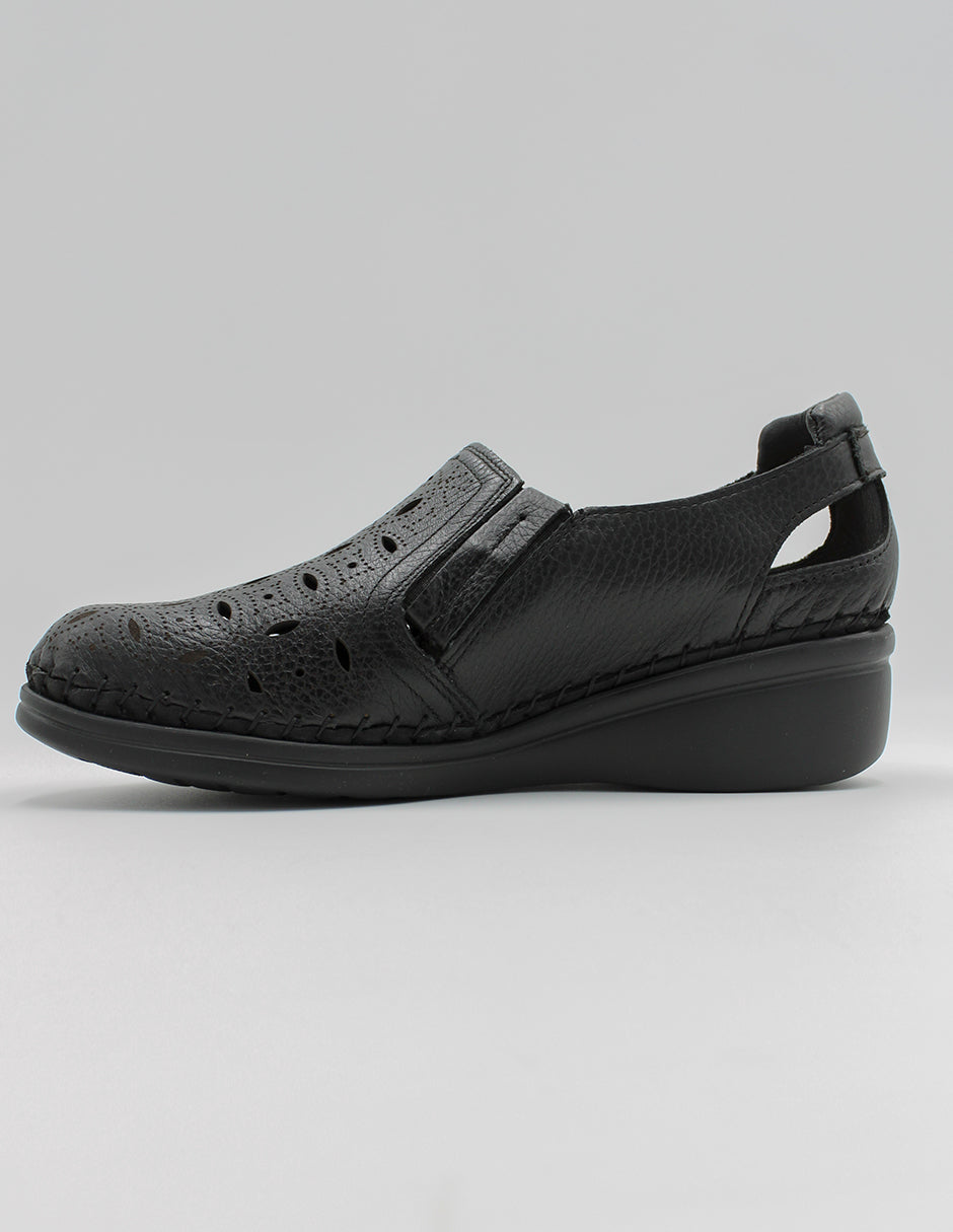 Zapatos de confort Hand Made en Piel – Negro