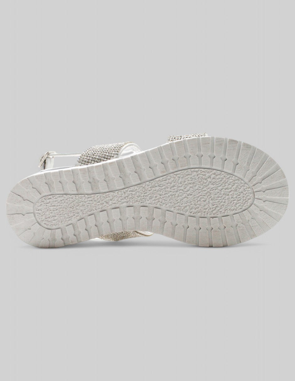 Sandalias Kids en Sintético – Plata