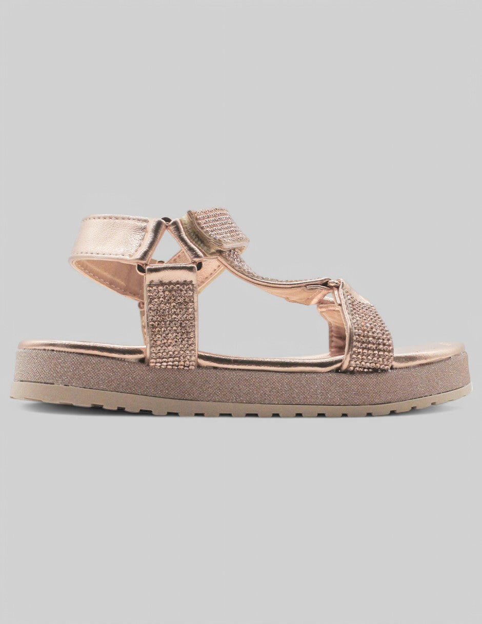 Sandalias Kids en Sintético – Oro