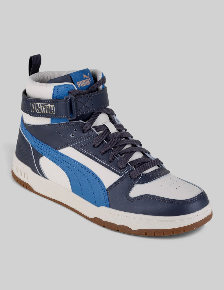 Tenis Botín  rbd game en Piel – Azul