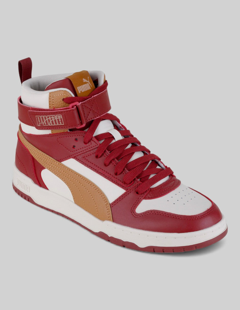 Tenis botín Rbd Basketball en Piel – Rojo