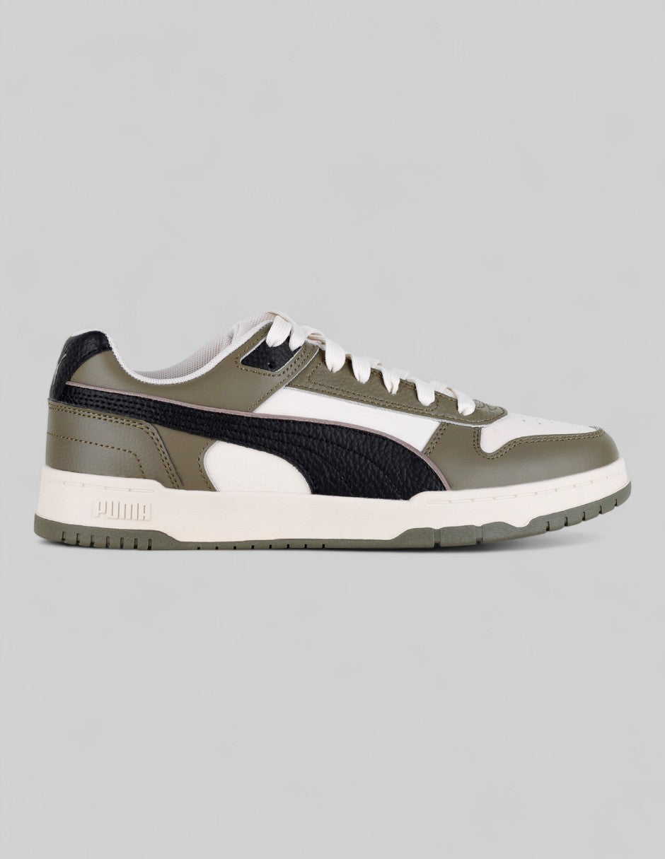 Tenis con cordones  Rebound Game Low  en Piel – Verde