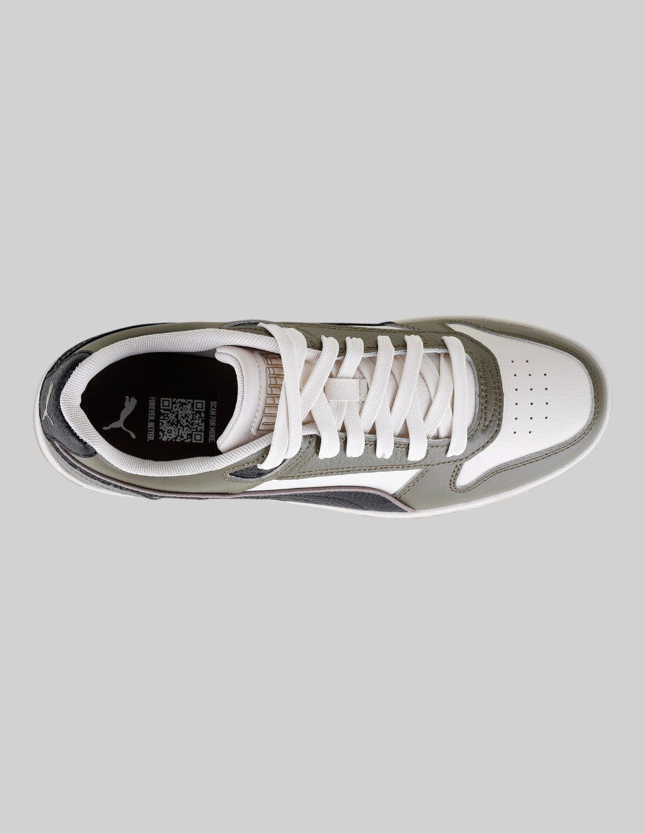 Tenis con cordones  Rebound Game Low  en Piel – Verde