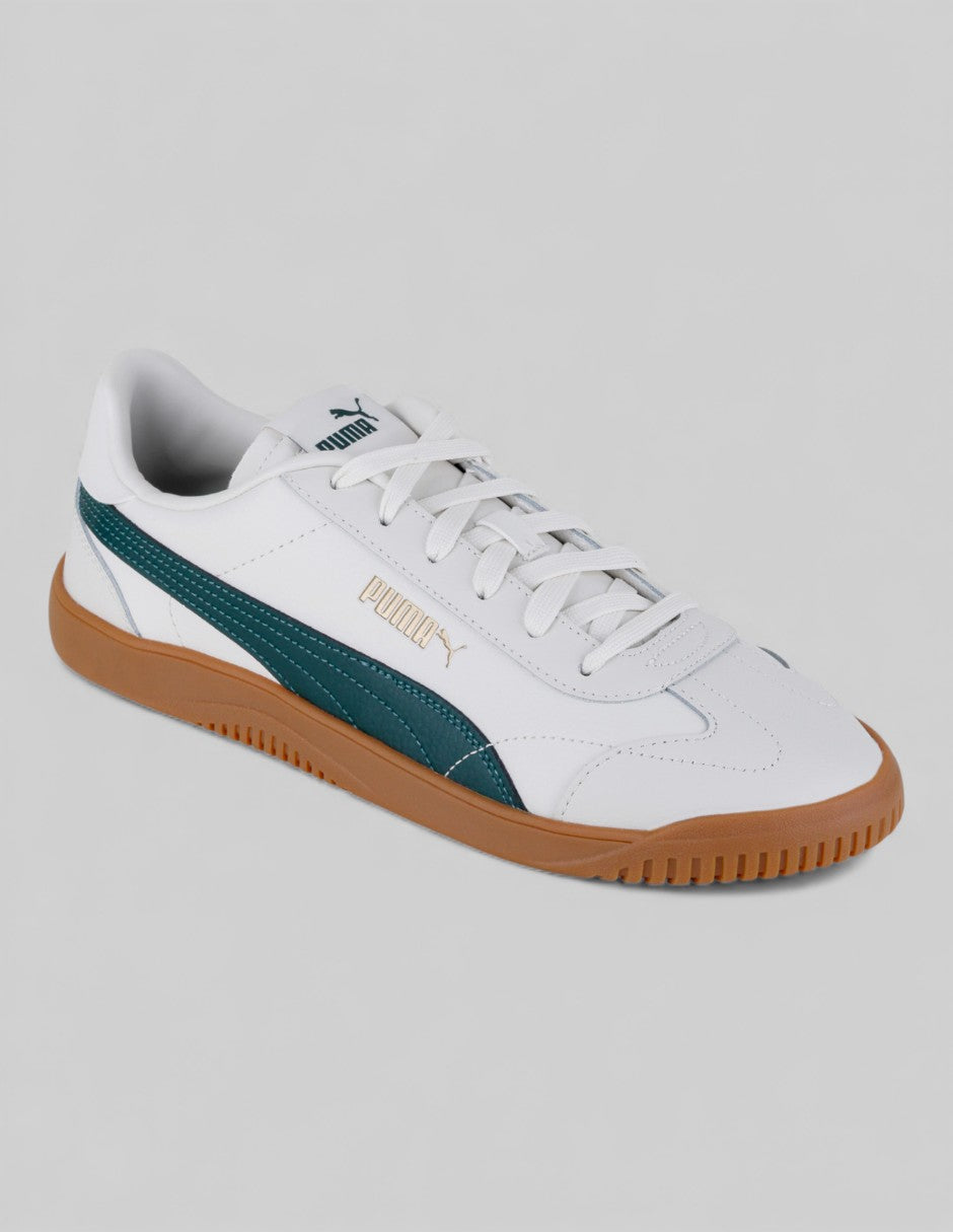 Tenis con cordones  Club 5v5 940612 en Piel vegana – Blanco