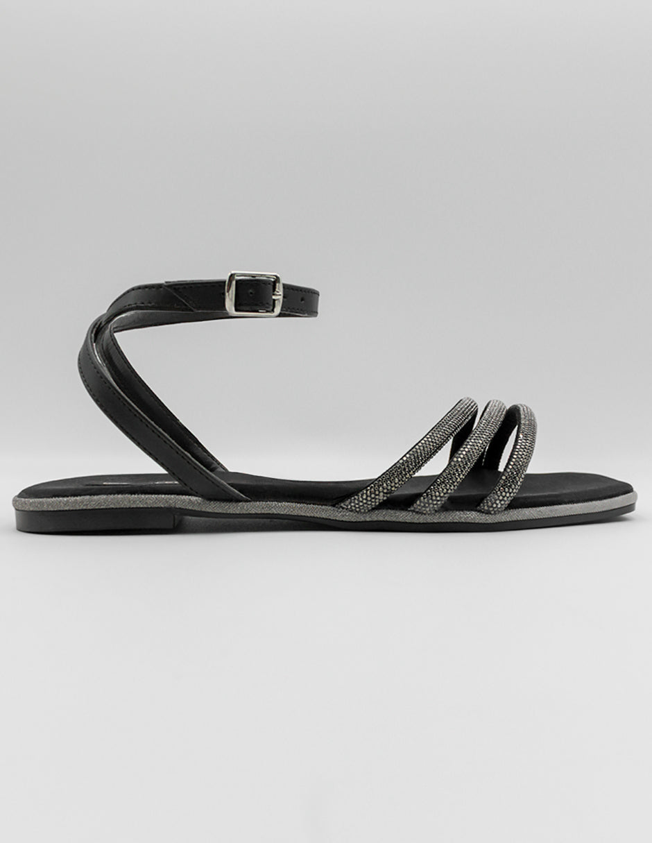 Sandalias de piso Daily  en Textil – Negro