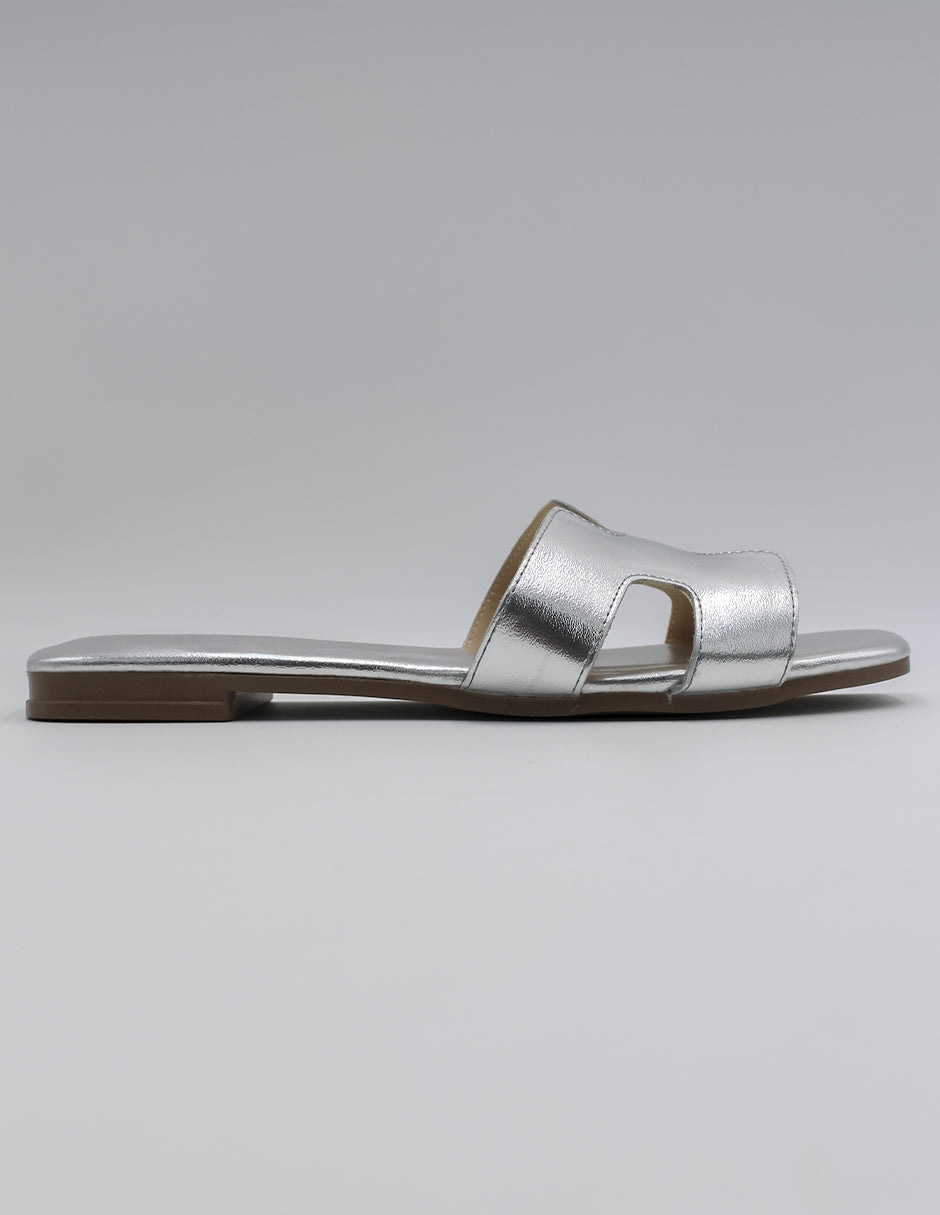 Sandalias de piso Soft en Sintético – Plata