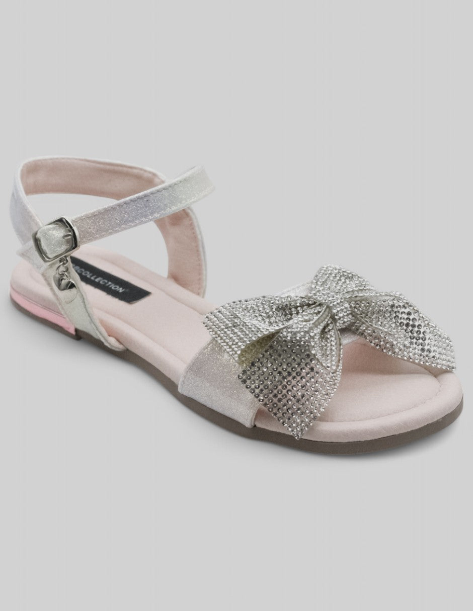 Sandalias Exterior Piel vegana Color Oro Para Niña De RBCOLLECTION