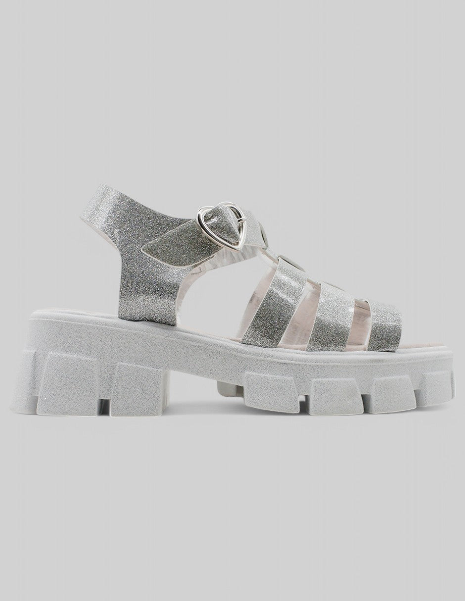 Sandalias Kids en Sintético – Plata