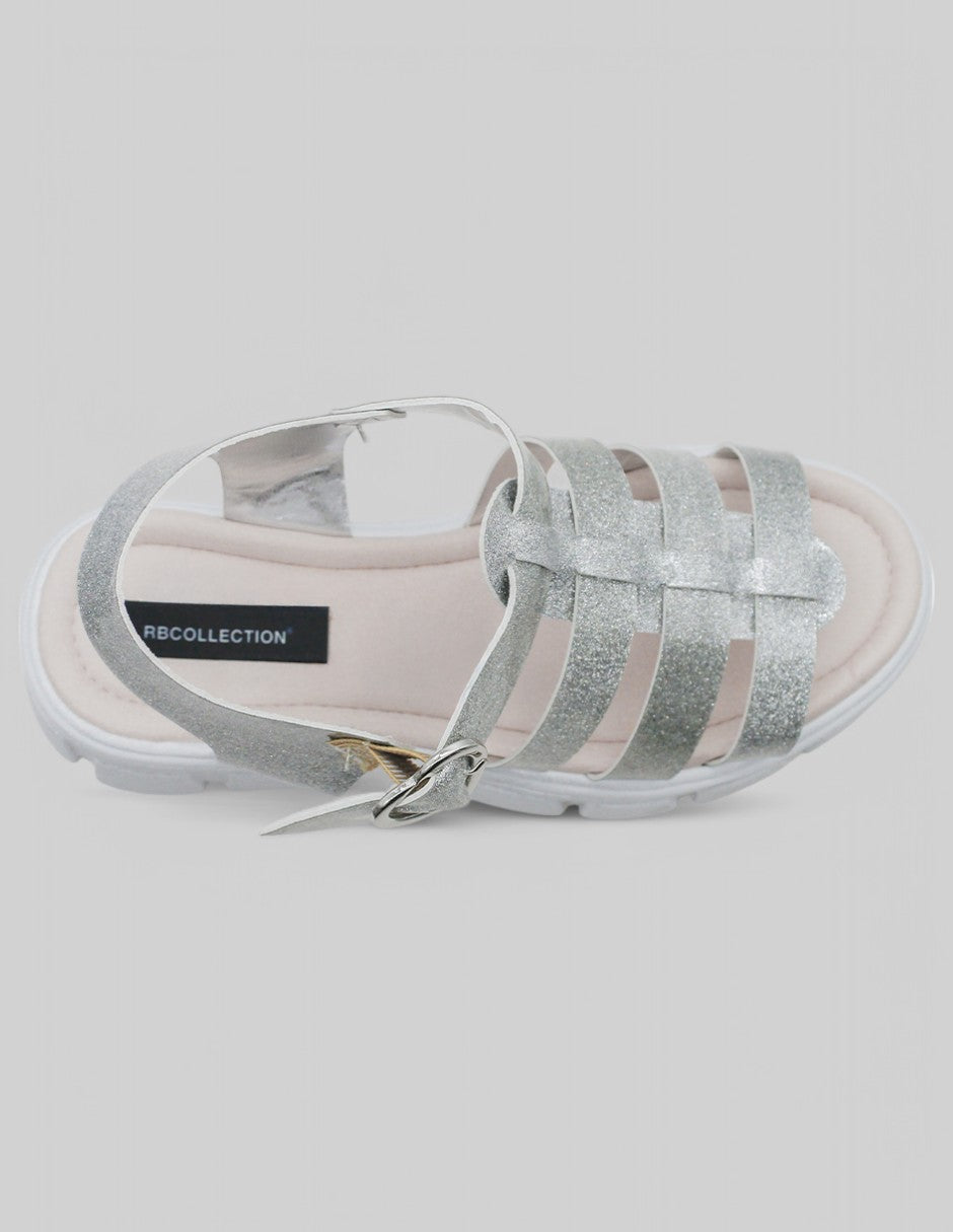 Sandalias Kids en Sintético – Plata
