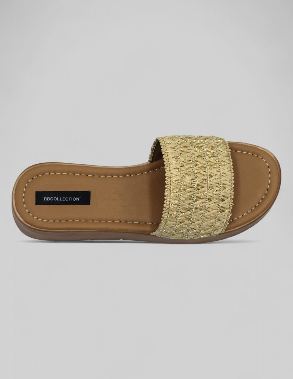Sandalias con plataforma Yuri Sintético - Beige