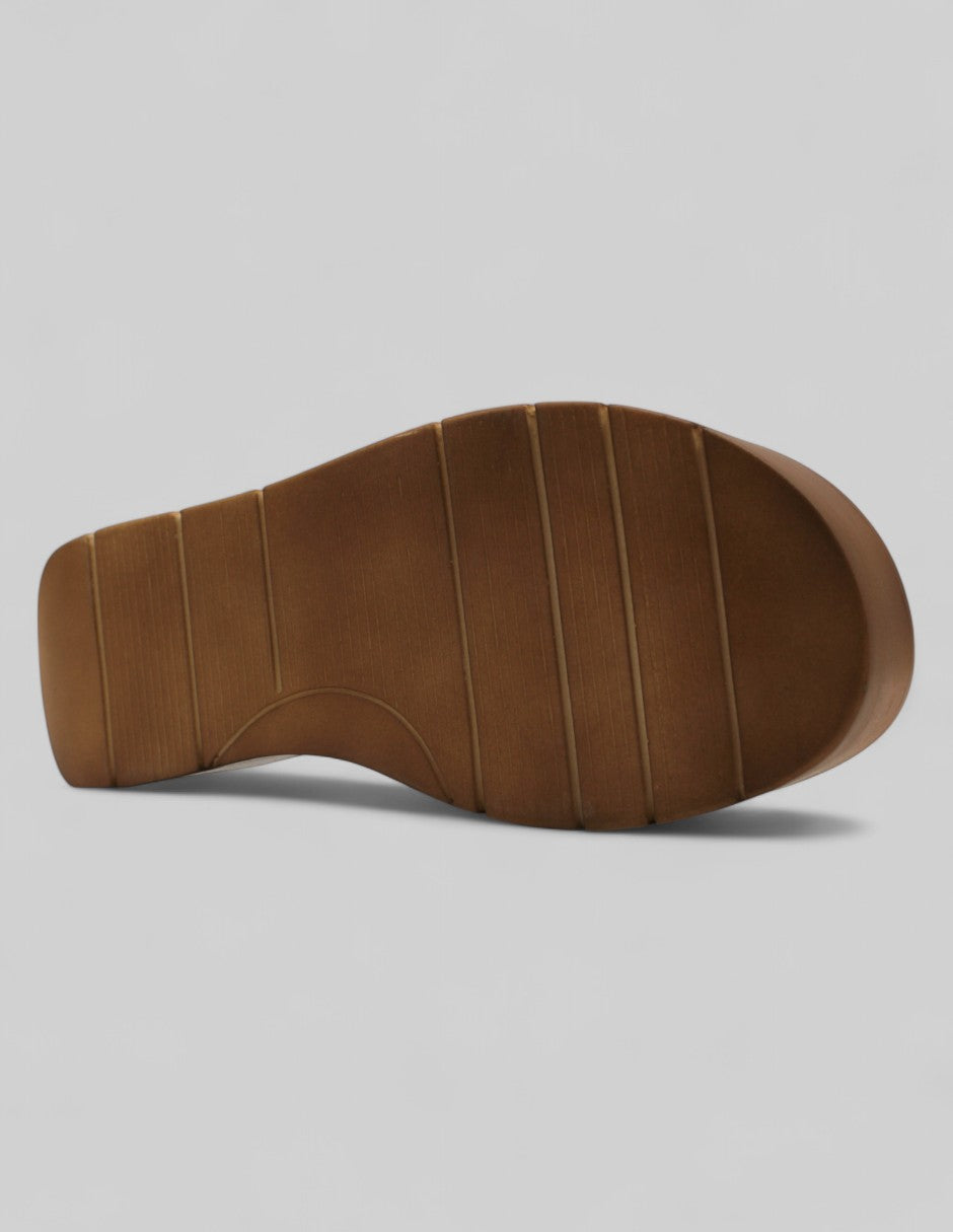 Sandalias con plataforma Yuri Sintético - Beige