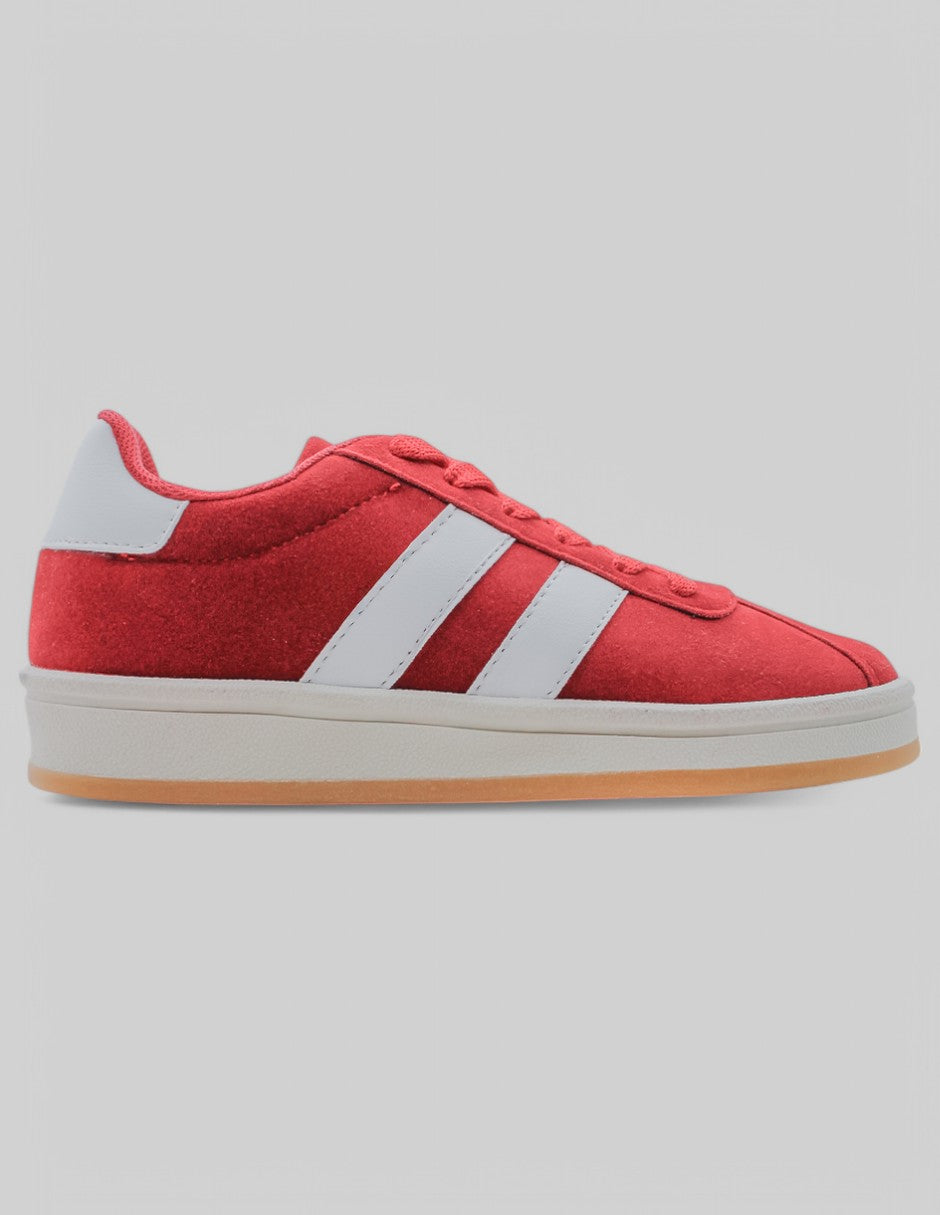 Tenis Kids en Gamuza – Rojo
