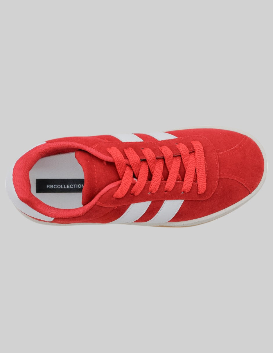 Tenis Kids en Gamuza – Rojo
