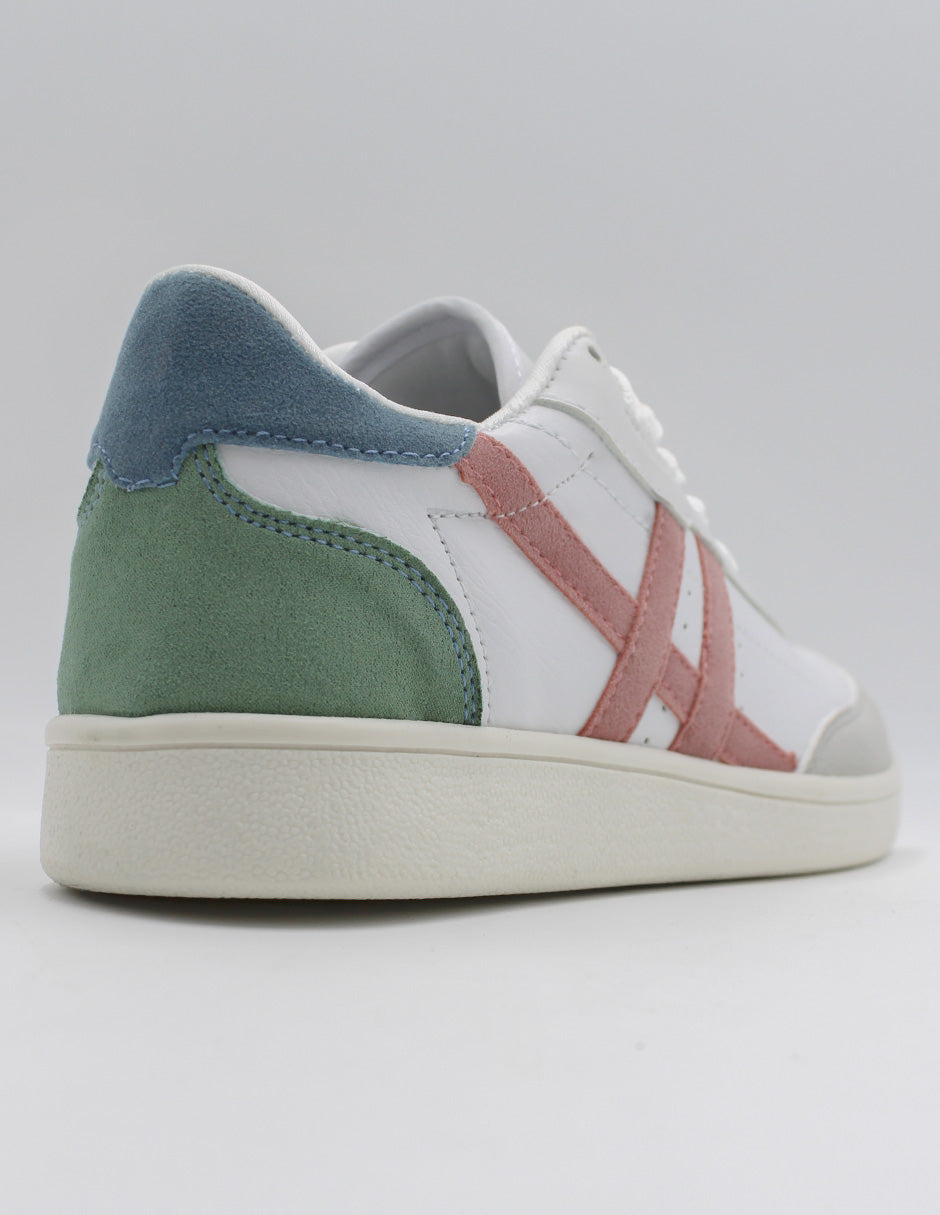 Tenis con cordones  Higline en Textil – Blanco